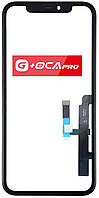 Тачскрин сенсор iPhone 11 черный с рамкой без микросхемы с OCA-пленкой с олеофобным покрытием оригинал G+OCA