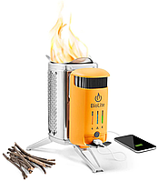 Biolite горелка-зарядка на дровах Campstove 2+, военная горелка, походная горелка, портативная газовая плита