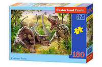 Пазлы "Битва динозавров", 180 элементов [tsi54955-TCI]