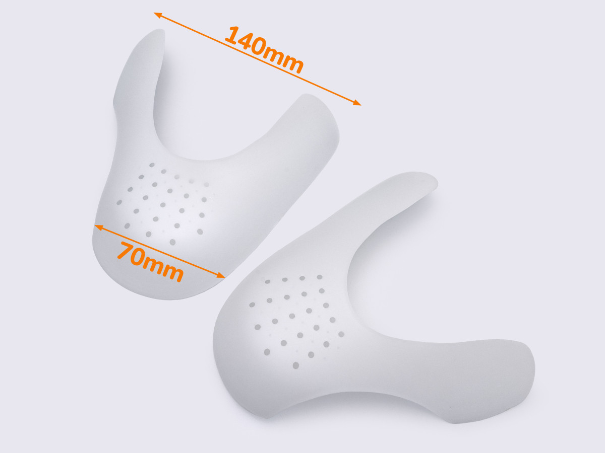 Защитные вставки от заломов для кроссовок р. L (мужской 40-46), цв. белый - фото 1 - id-p1956996445