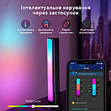 Govee Набір адаптивної підсвітки H6056 RGBICWW Wi-Fi + Bluetooth Flow Plus Light Bars RGB Чорний, фото 10