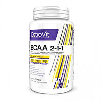 Аминокислота BCAA для спорта OstroVit BCAA 2-1-1 200 g 20 servings Lemon EJ, код: 7518726