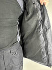 🔥 Куртка зимова "Ranger" (Чорна) (непромокальна куртка, тактична, нгу, зсу, військова), фото 4