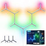 Govee Набір настінних світильників H6065 Y Shape Light Panel 10шт RGB Білий, фото 9