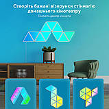 Govee Набір настінних світильників H6067 Tri-angle Light Panels 10шт RGB Білий, фото 4