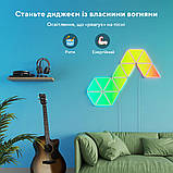 Govee Набір настінних світильників H6067 Tri-angle Light Panels 10шт RGB Білий, фото 9