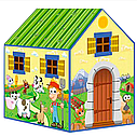Дитячий ігровий намет "Домік - Ферма" MR-0701 100х95х75 см (будиночок-намет, ігровий будиночок), фото 2