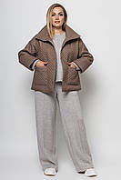 Модная демисезонная куртка из непромокаемой ткани, больших размеров от 50 до 58