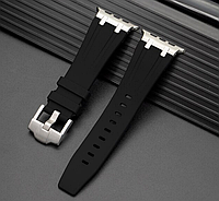 Ремешок премиум качество для Apple Watch Ultra 49 / 45 / 44 / 42 mm Черный с серым