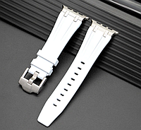 Ремешок премиум качество для Apple Watch Ultra 49 / 45 / 44 / 42 mm Белый с серым