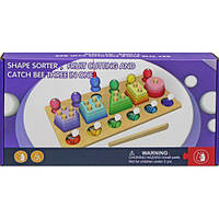 Логічна гра магнітна риболовля, сортер, кольори, у коробці [tsi218611-TCI]
