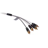 Аудио-кабель Garmin MS-FRCA12 Twisted Shielded RCA (тато) Gray White Fusion,12ft(3.66m), 4 way