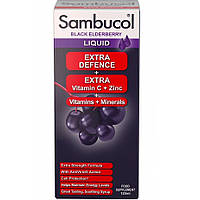 Бузина Sambucol Black Elderberry Extra Defence 120 ml  12 servings SC, код: 8135417