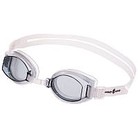 Очки для плавания MadWave SIMPLER M042409 поликарбонат силикон gray