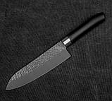 Кухонний ніж Сантоку 170 мм Satake Swordsmith Black (805-735) SC, код: 8141076, фото 2