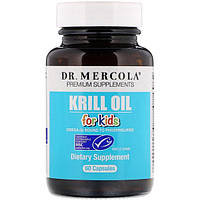 Масло криля Dr. Mercola Kids' Krill Oil 60 Caps TN, код: 7595465