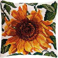 Набір для вишивання декоративної подушки Чарівниця Соняшник 40×40 см Z-08 CP, код: 7243348