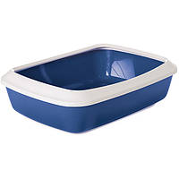 Лоток туалет с бортиком для котов Savic Iriz Nordic Litter Tray 50х37х13 см Синий (5411388926 TP, код: 7890849