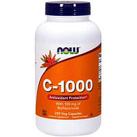 Витамин C NOW Foods Vitamin C-1000 250 Veg Caps KM, код: 7518630