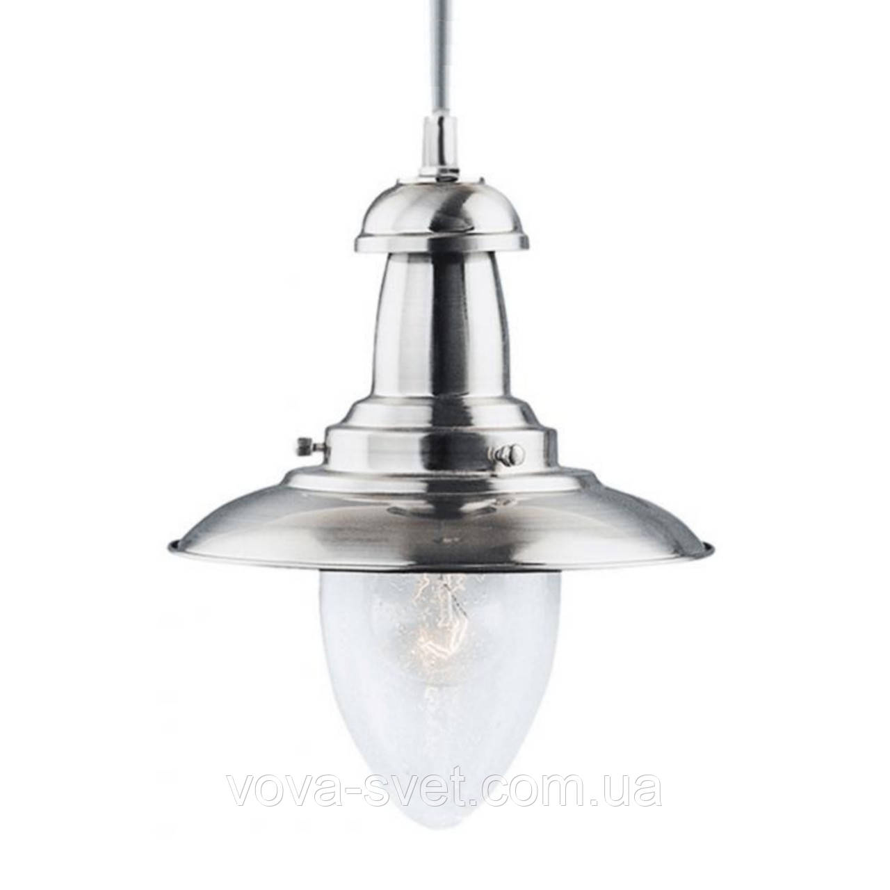 Світильник стельовий купол Loft [ Fisherman ] (satin silver)