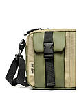 Чоловіча сумка месенджер Sambag хакі, фото 3