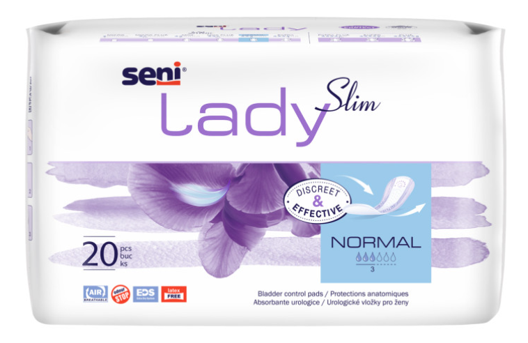 Урологічні прокладки Seni Lady Normal Slim, 3 краплі (20шт.)