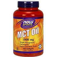 Экстракт для похудения NOW Foods MCT OIL 1000 mg 150 Softgels OB, код: 7518469