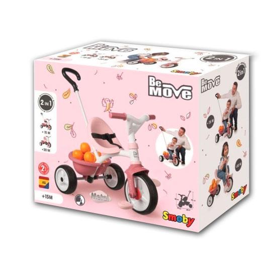 Детский велосипед металлический Smoby OL82813 Би Муви 2в1 Pink DI, код: 7333370 - фото 2 - id-p1957376049