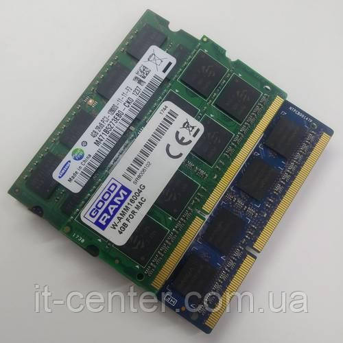 Оперативна пам'ять DDR3-1600 4Gb PC3-12800 SO-DIMM 1.5V (Б.В.)