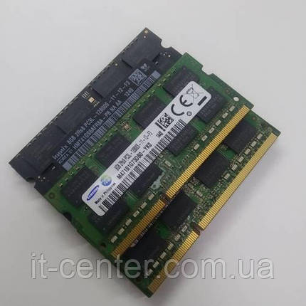 Оперативна пам'ять DDR3-1600 8Gb PC3-12800 SO-DIMM 1.35V (Б.В.), фото 2