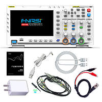 Двоканальний осцилограф FNIRSI 1014D, 100MHz, високовольтний щуп P4100, Box