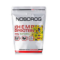 Протеїн Nosorog Nutrition Hemp Protein 400 g 20 servings Natural AG, код: 7808582