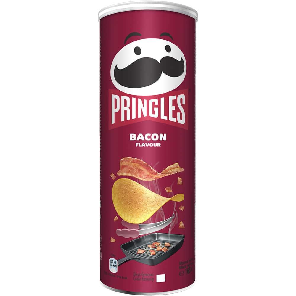 Чипси Pringles зі смаком бекону (Bacon) 165г