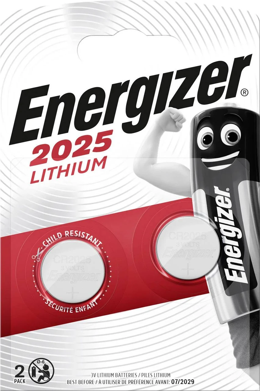 Батарейки Energizer 2025 Lithium (2шт.)