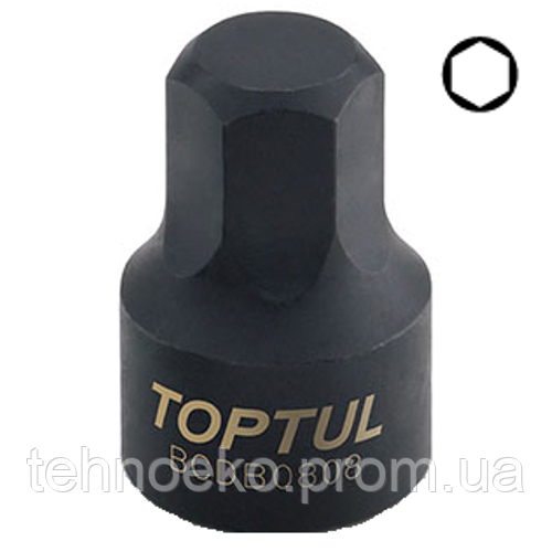 Головка-бита 1 4 HEX TOPTUL 6мм цельная BCDB0806 TE, код: 6828894 (ID ...
