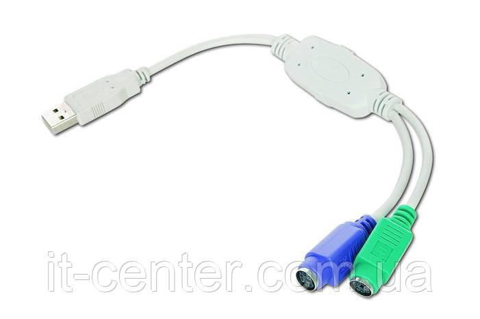 Перехідник USB-2xPS/2 Cablexpert (UAPS12)