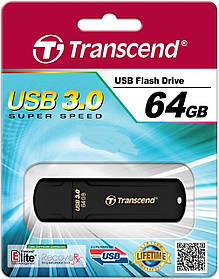 Флешка USB Transcend JetFlash 700 64GB Black (TS64GJF700)