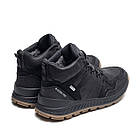 Чоловічі зимові шкіряні кросівки Е-series Clasic Black, фото 4