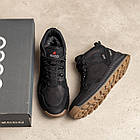 Чоловічі зимові шкіряні кросівки Е-series Clasic Black, фото 7