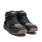 Чоловічі зимові шкіряні кросівки Е-series Clasic Olive, фото 3