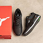 Чоловічі зимові шкіряні кросівки Pm BMW MotorSport, фото 7