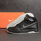 Чоловічі зимові шкіряні кросівки Nike Air Max, фото 8