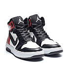 Чоловічі зимові шкіряні кросівки Nike Air Max Red, фото 3