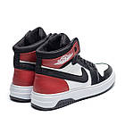 Чоловічі зимові шкіряні кросівки Nike Air Max Red, фото 4