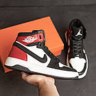 Чоловічі зимові шкіряні кросівки Nike Air Max Red, фото 10