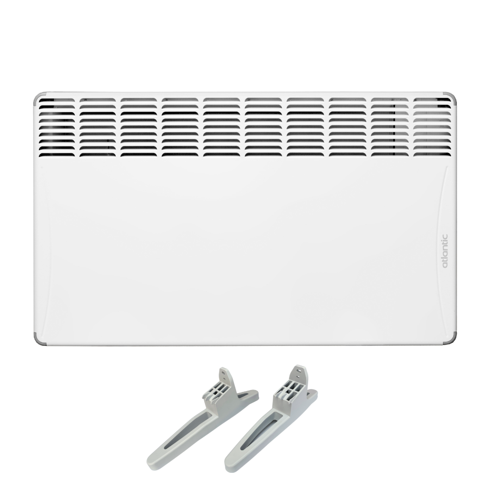 Конвектор електричний Atlantic F17 Essential Mobile CMG BL-Meca/M (2000W) з комплектом підставок, фото 1