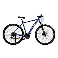 Велосипед спортивный Corso 29 Hunter рама алюминиевая 21 27 скоростей Blue (127899) TH, код: 7950826