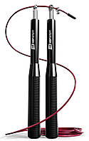 Скакалка Hop-Sport Crossfit с алюминиевыми ручками HS-A020JR черная ZZ, код: 6596867