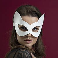 Маска кошки Feral Fillings Kitten Mask натуральная кожа Белый (SO3411) TS, код: 1766467
