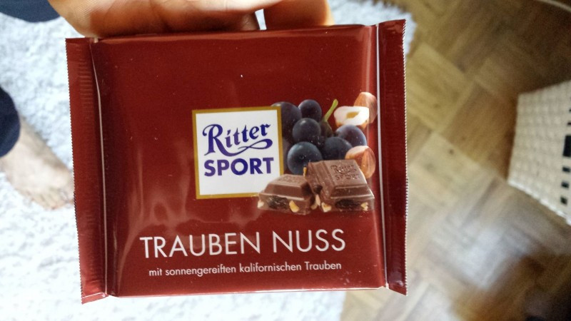 Шоколад Ritter Sport Trauben Nuss, 100 г - фото 7 - id-p293833941